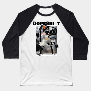 Dope shirt Abstract Saurus| Funny Saying Baseball T-Shirt